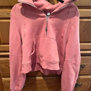 Lululemon Oversized funnel neck half zip